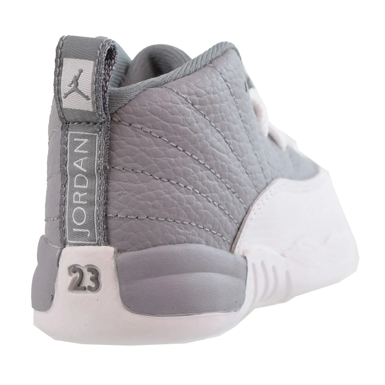 Air Jordan Retro 12 (TD) Toddlers Shoes Stealth-White-Cool Grey