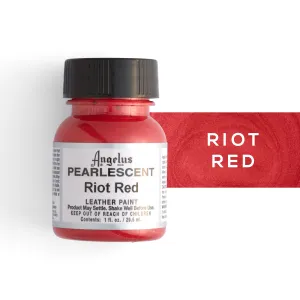 Angelus Riot Red Pearlescent Leather Paint 1 fl. oz. - FINAL SALE