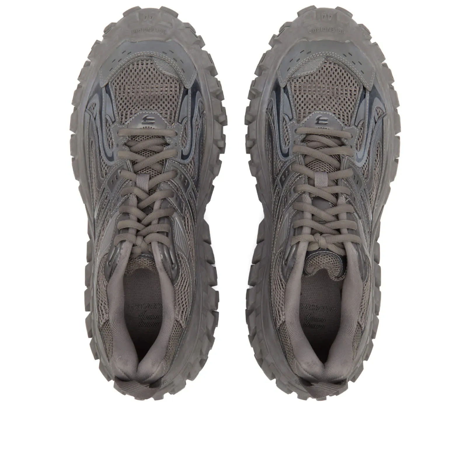 Balenciaga Bouncer Oversized Sneakers, Gray