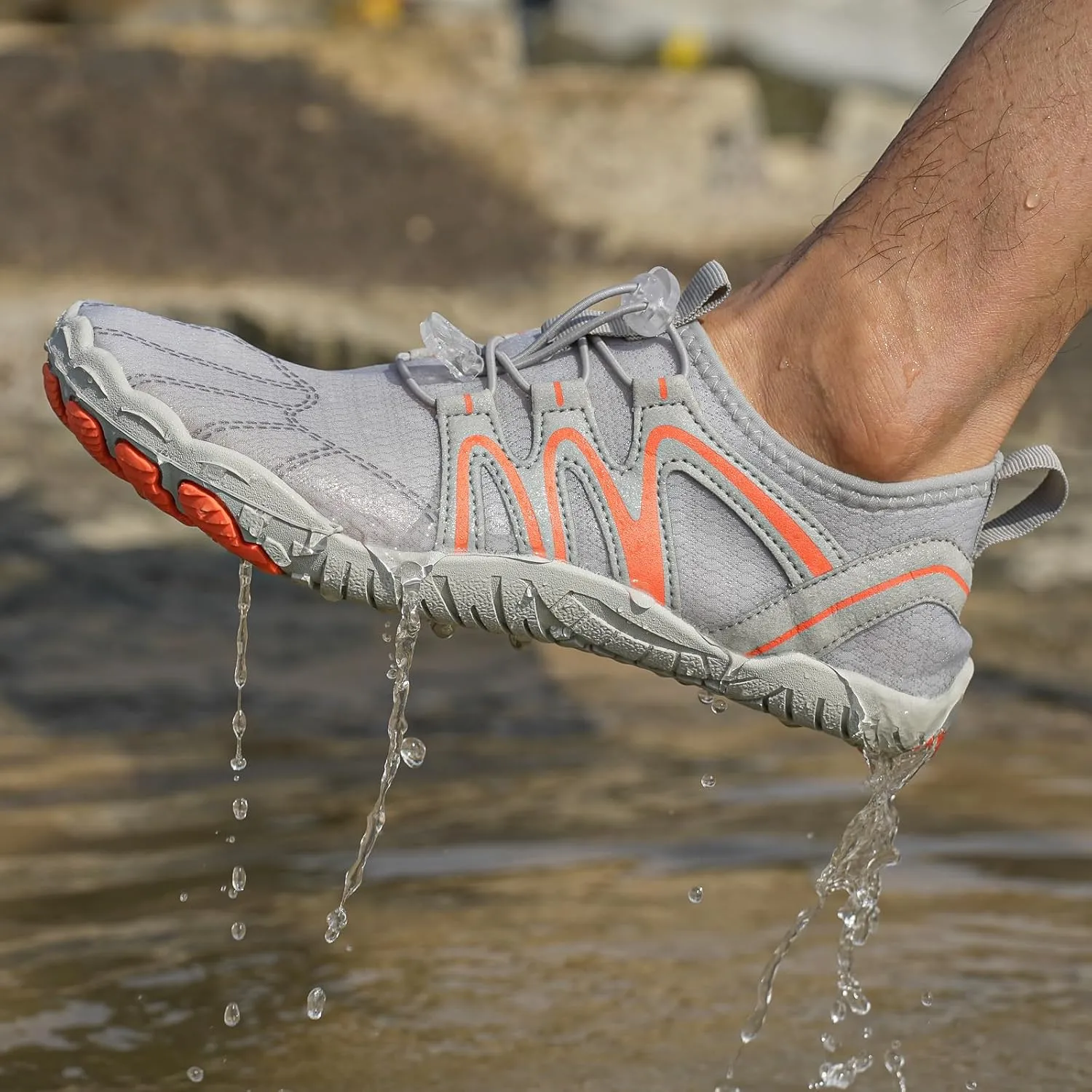 Barefoot Shoes for Women Wide Toe Box Non Slip Hiking Swim Outdoor Beach Breathable Mesh Comfortable Lightweight Zero Drop Sole Quick Dry Cross Trainer Minimalist