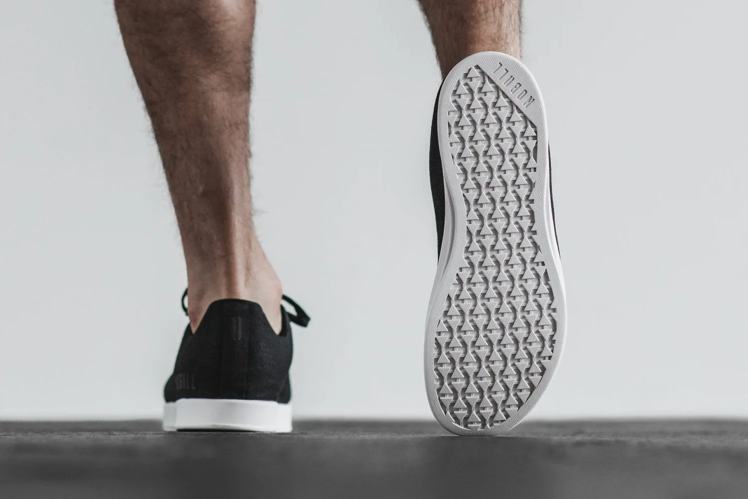 BLACK IVORY CANVAS TRAINER (MEN'S)