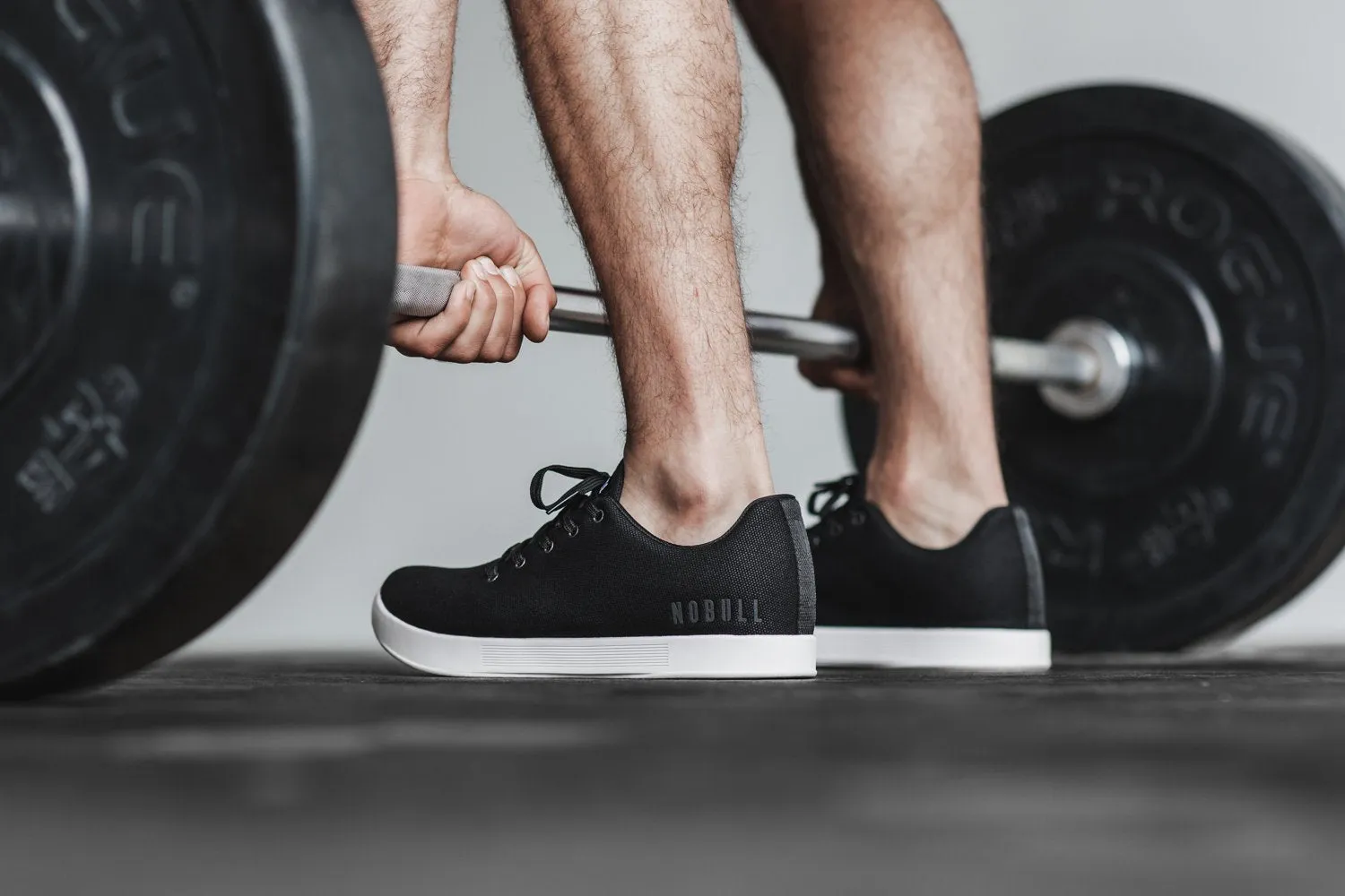 BLACK IVORY CANVAS TRAINER (MEN'S)