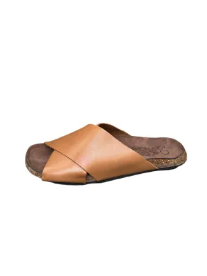 Bosabo Cross-over Slides / Leather Antico