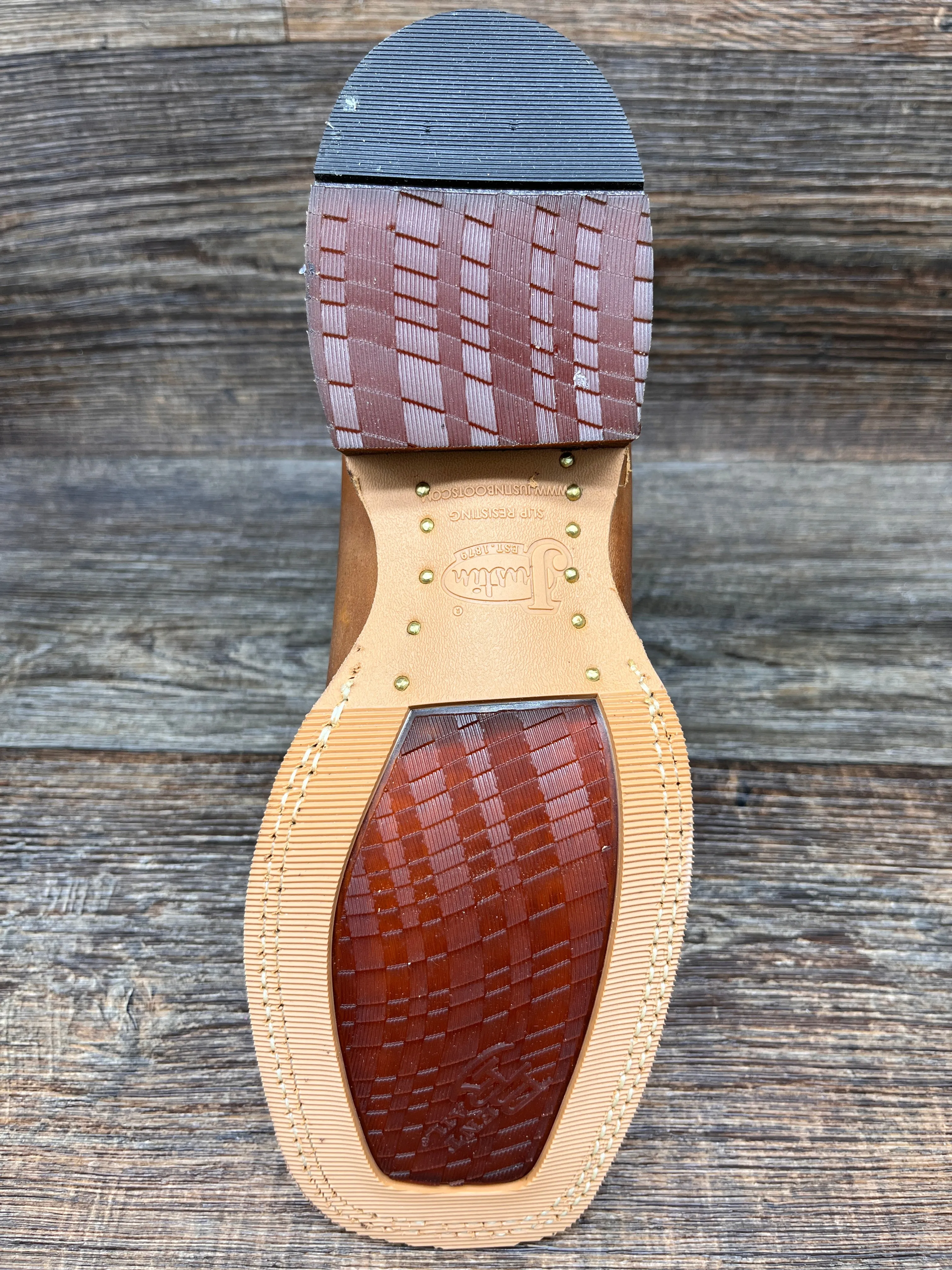 br740 Men's Caddo Square Toe Western Boot by Justin