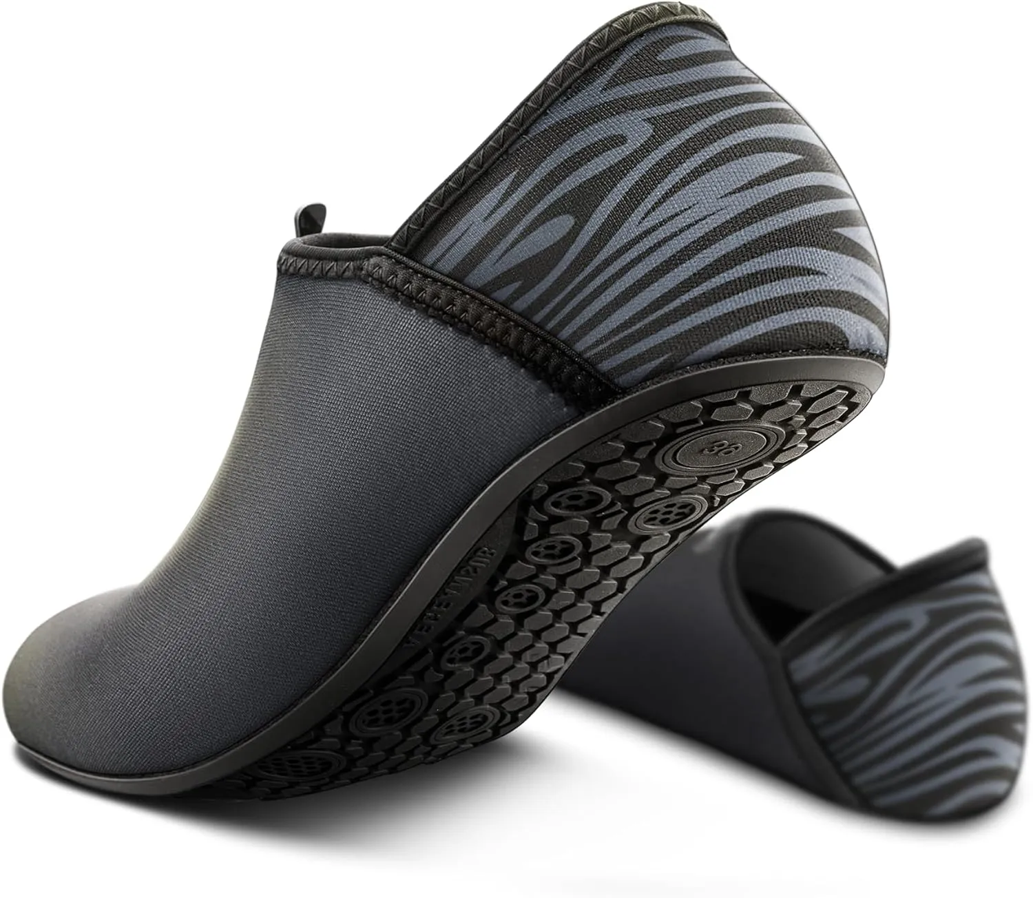 BULLIANT Women Water Shoes Men,Barefoot Sock Slippers Slip on Beach Shoes Yoga Exercise Shoes Quick Dry