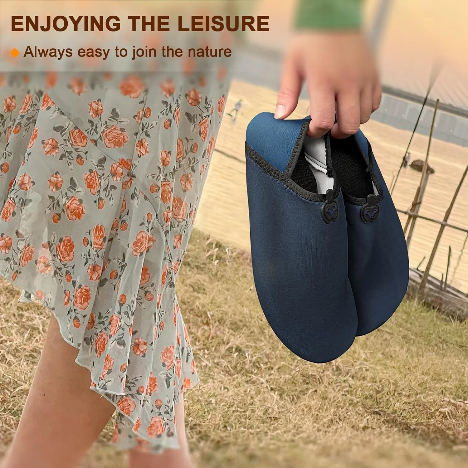 BULLIANT Women Water Shoes Men,Barefoot Sock Slippers Slip on Beach Shoes Yoga Exercise Shoes Quick Dry