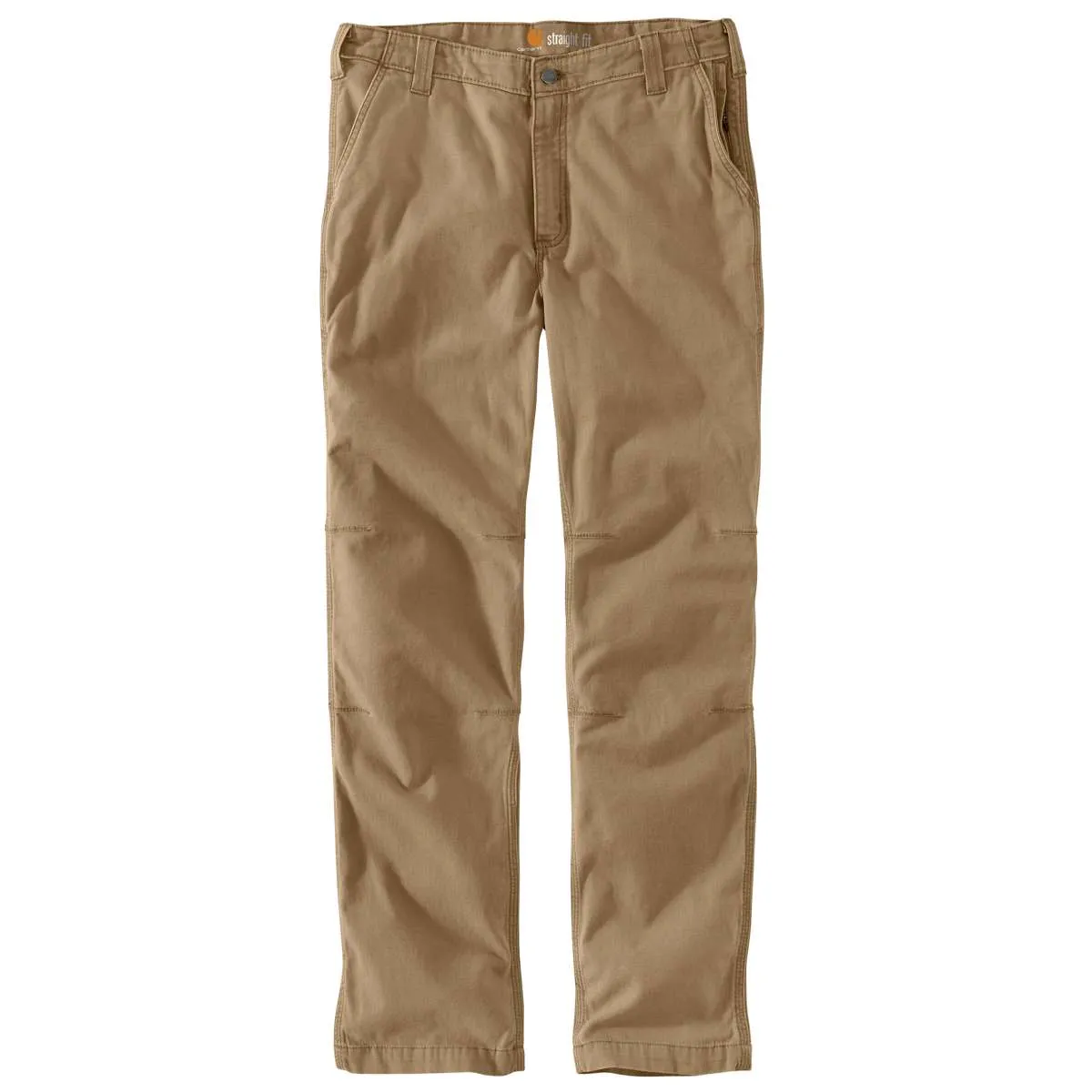 Carhartt Men's Dark Khaki Rugged Flex Rigby Straight Fit Pant