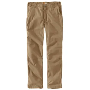 Carhartt Men's Dark Khaki Rugged Flex Rigby Straight Fit Pant