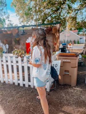 Cocktail Hour Oversized Cotton Blouse