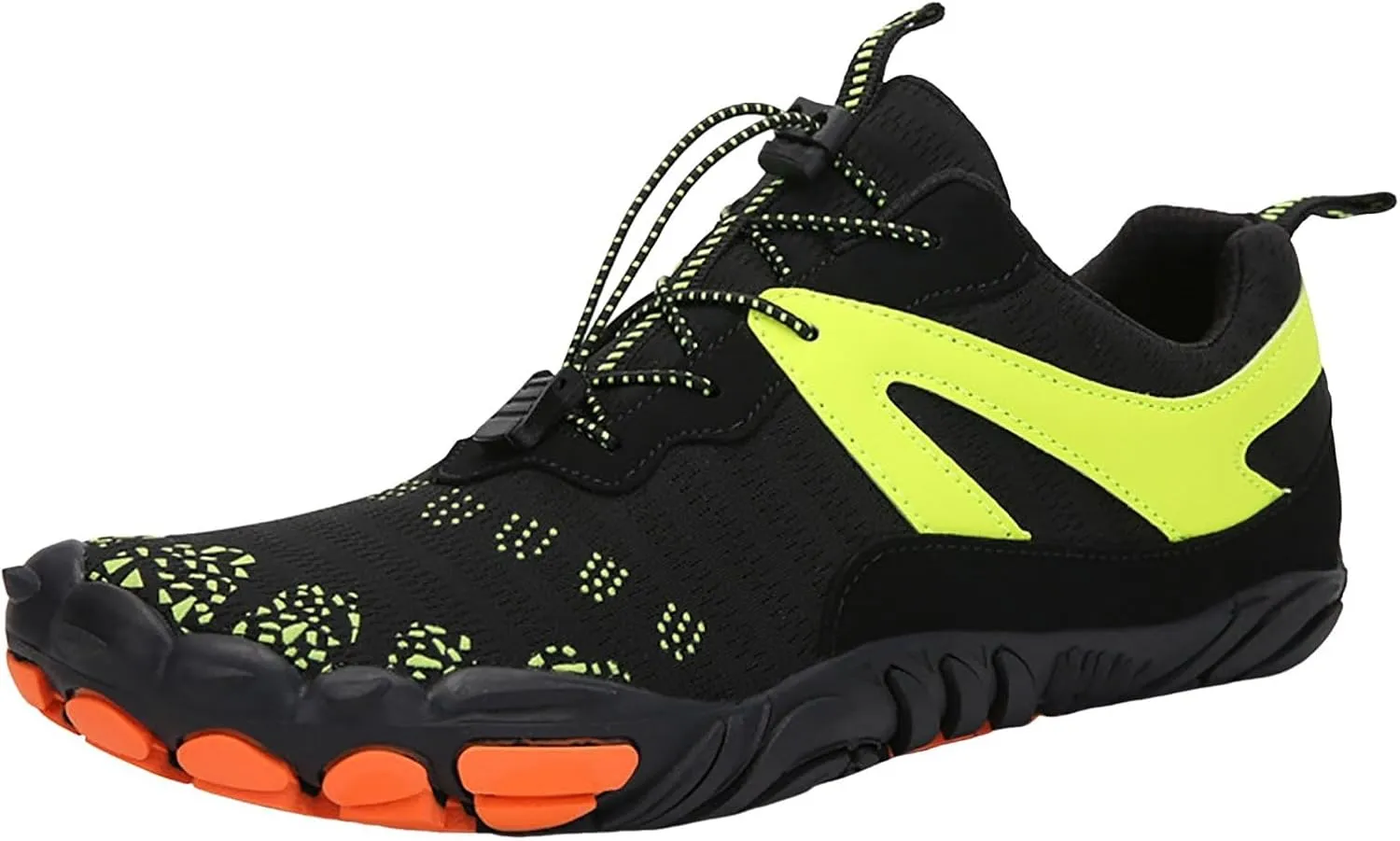 Comfortable Amphibious Water Shoes for Men Women Quick Drying Wading Shoes Non Slip Summer Hiking Sneakers with Breathable Mesh Knit Cushion Indoor Workout Sneakers with Adjustable Lace Women Men