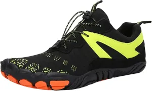 Comfortable Amphibious Water Shoes for Men Women Quick Drying Wading Shoes Non Slip Summer Hiking Sneakers with Breathable Mesh Knit Cushion Indoor Workout Sneakers with Adjustable Lace Women Men