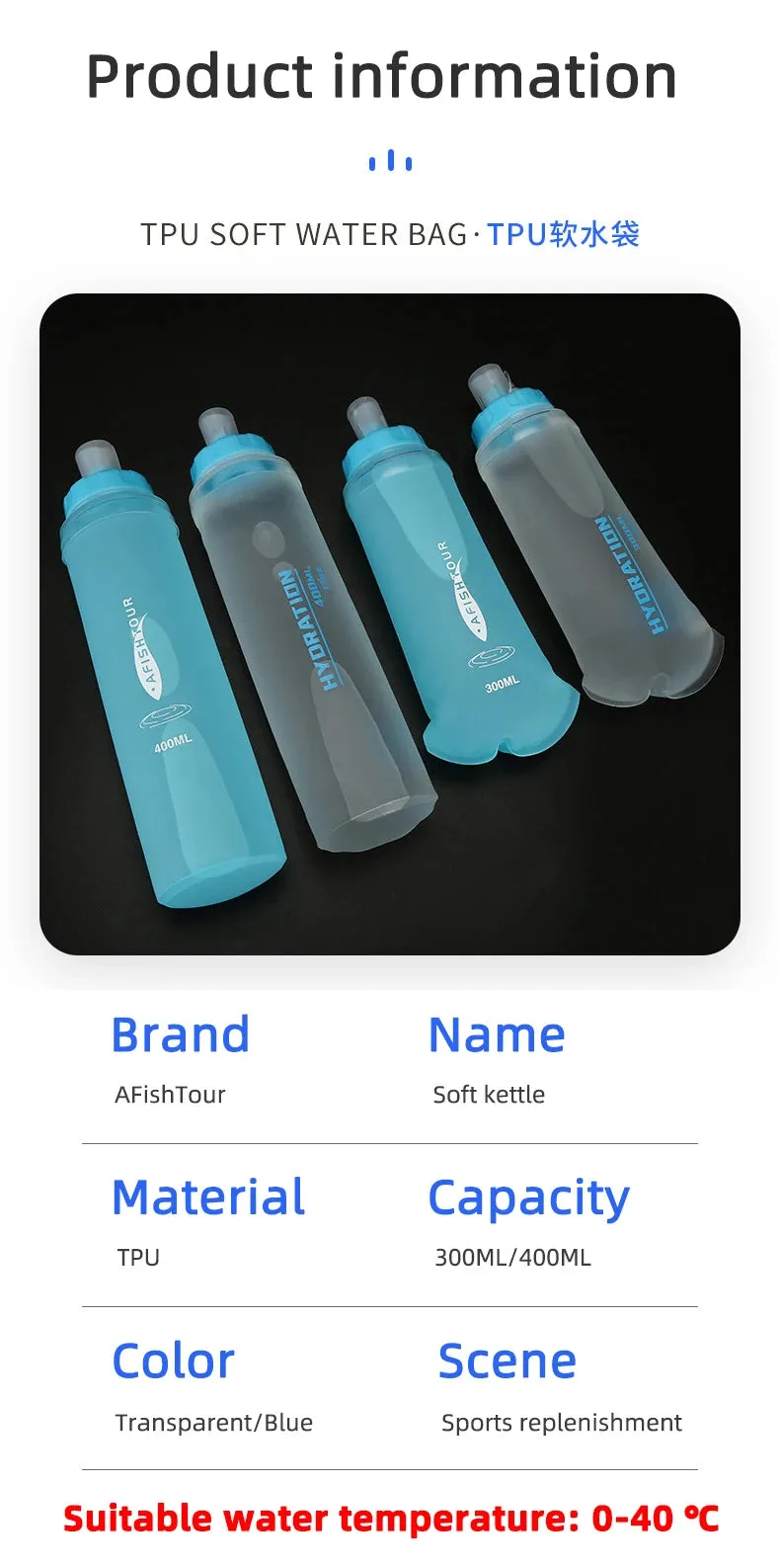 Compact Foldable Silicone Hydration Pack