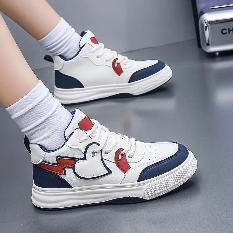 Cubicbee Women's Platform Lace up Sneaker Daddy Shoes,Non-Slip Mesh Breathable Running Tennis Shoes Casual Gym Workout Walking Shoes