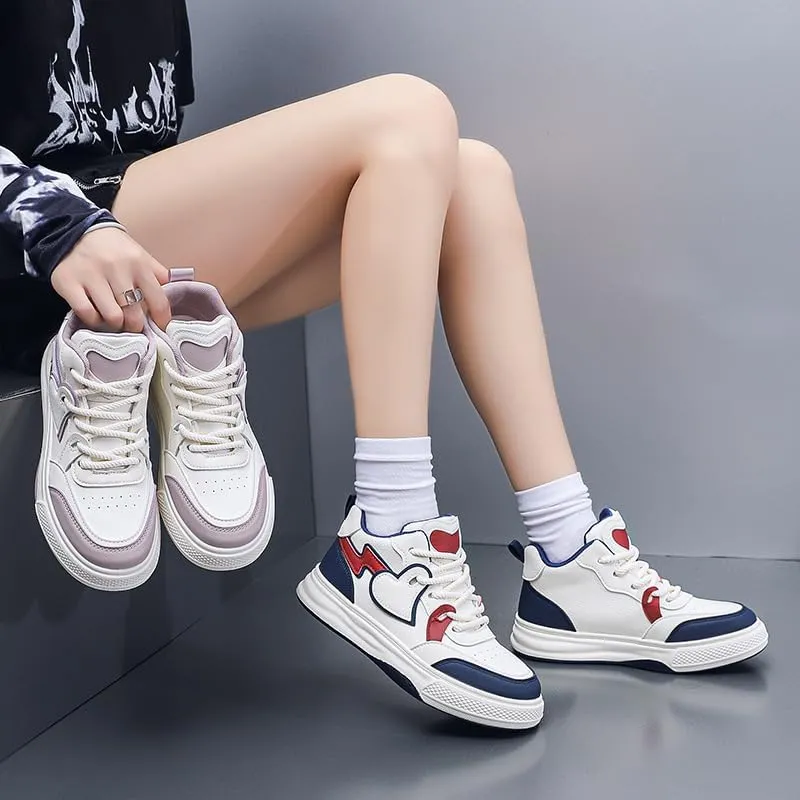 Cubicbee Women's Platform Lace up Sneaker Daddy Shoes,Non-Slip Mesh Breathable Running Tennis Shoes Casual Gym Workout Walking Shoes