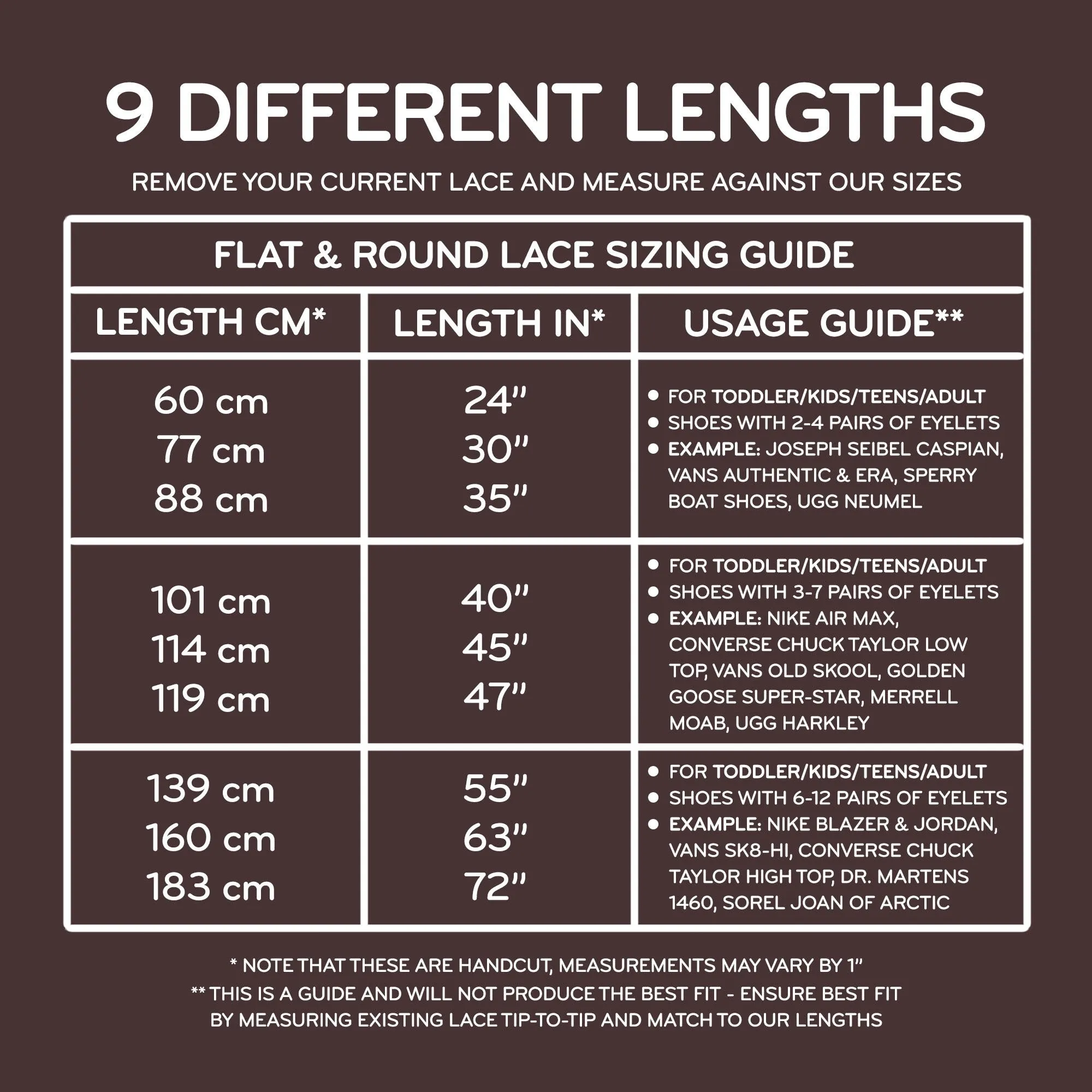 Dark Brown Flat Elastic Stretch Shoe Laces