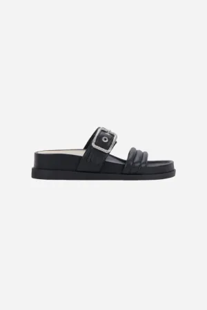Dolce Vita Shaila Sandals in Black Leather
