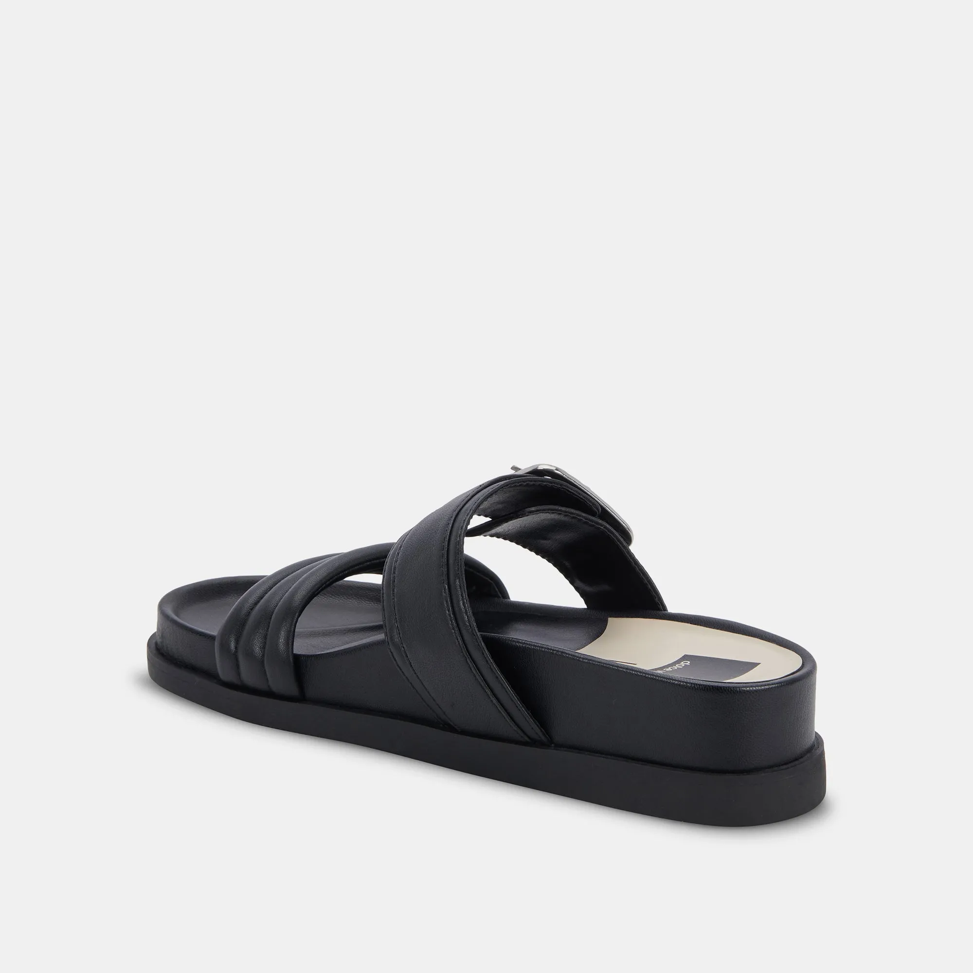 Dolce Vita Shaila Sandals in Black Leather
