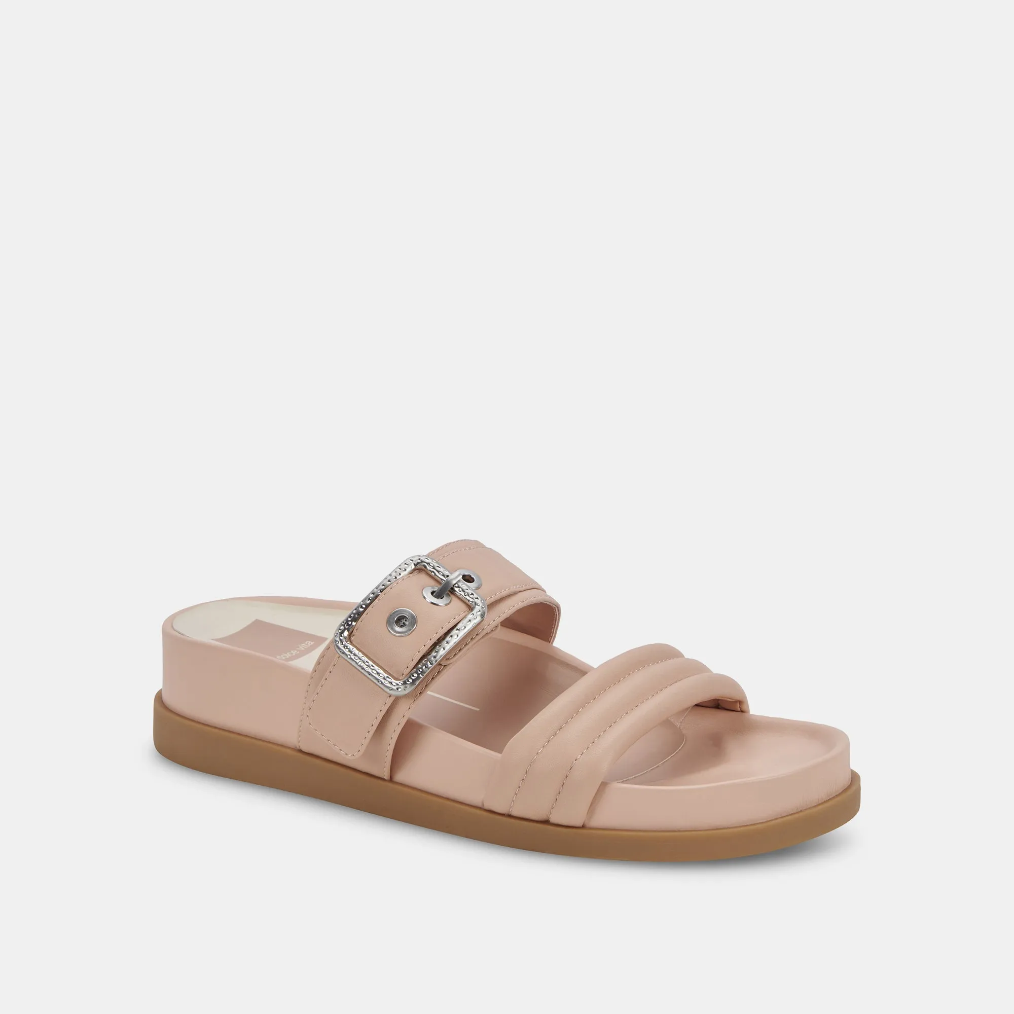 Dolce Vita Shaila Sandals in Cream Leather
