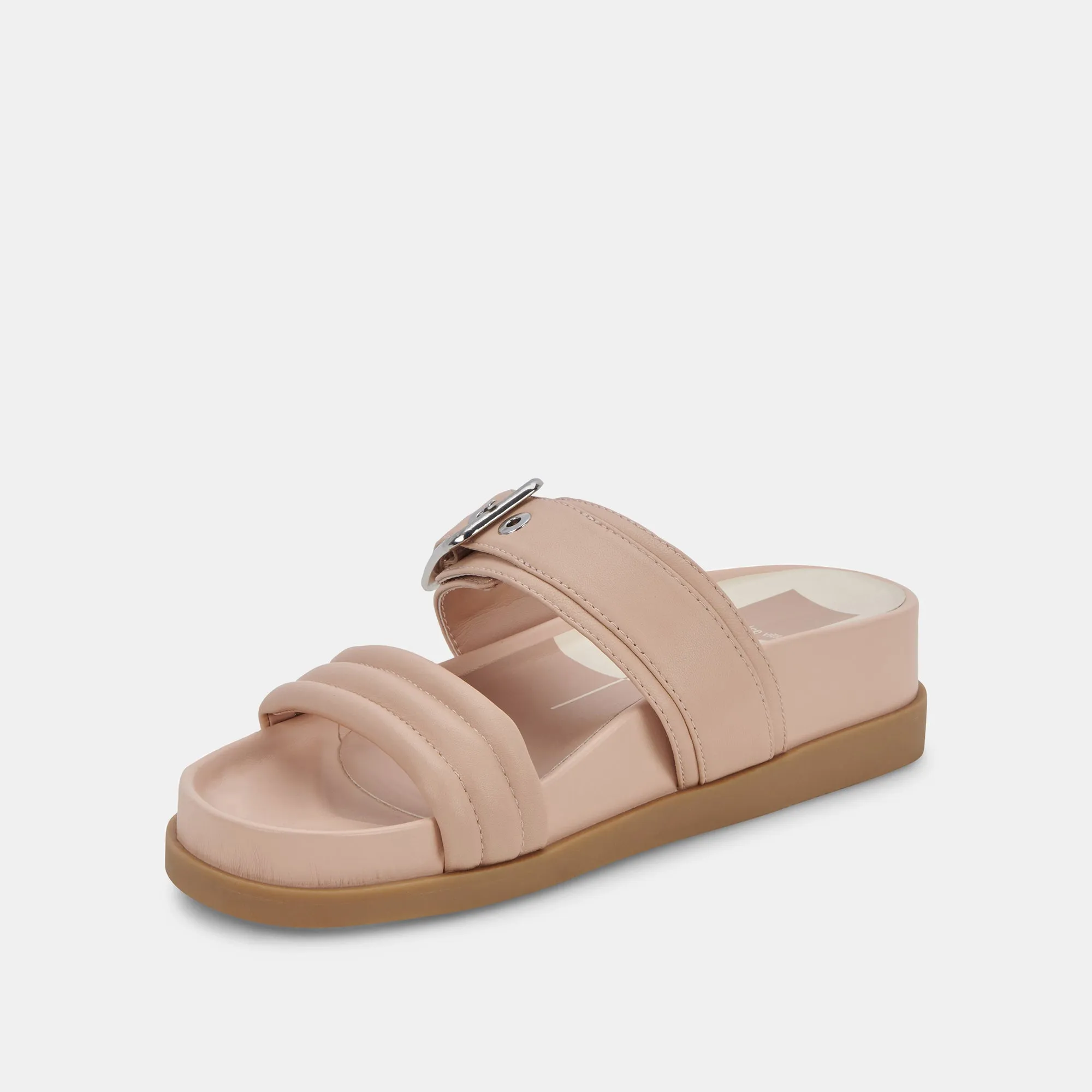 Dolce Vita Shaila Sandals in Cream Leather