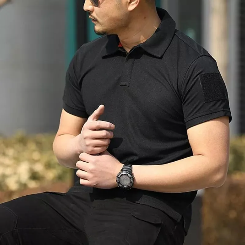 Durable Tactical Polo Shirt Breathable, Comfortable & Quick-Dry for Rugged Work