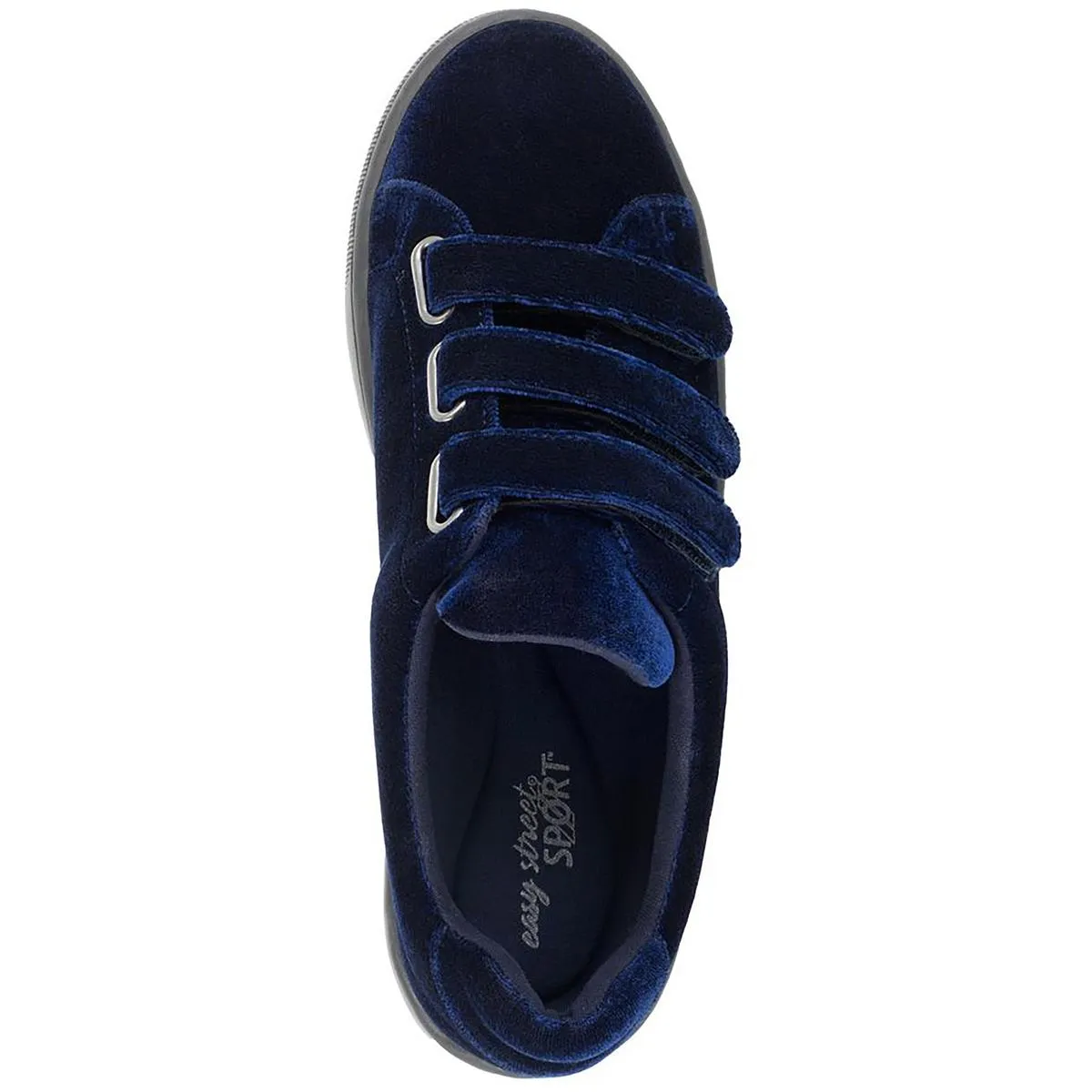 Easy Street Womens Strive Adjustable Round Toe Casual and Fashion Sneakers