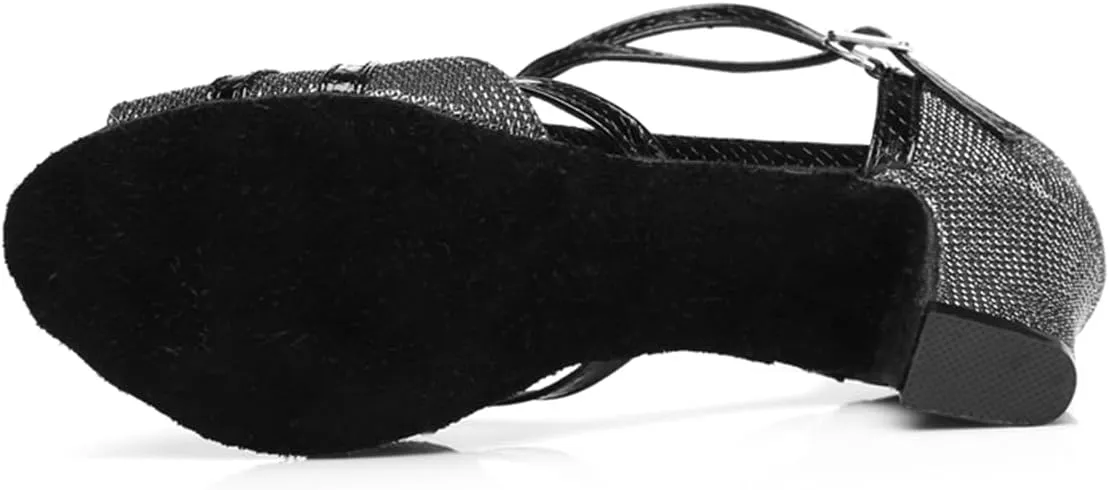Glitter Ballroom Dance Shoes for Women Salsa Latin Tango Wedding Party