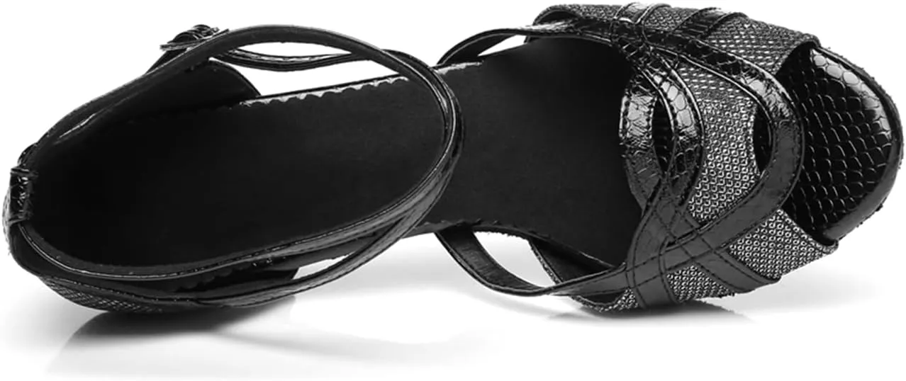Glitter Ballroom Dance Shoes for Women Salsa Latin Tango Wedding Party