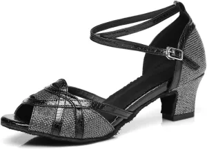 Glitter Ballroom Dance Shoes for Women Salsa Latin Tango Wedding Party