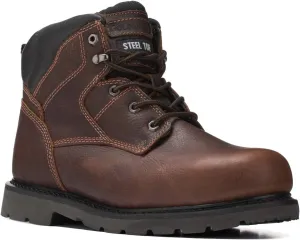 Golden Fox 6" Industrial Pro Safety Toe Work Boots | Men's Steel Toe Construction