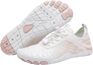 Hike Barefoot Shoes for Women Men Wide Toe Box Pro Footwear Barefoot Shoes Womens Breathable & Non Slip Lightweight Athletic Hiking Walking Shoes