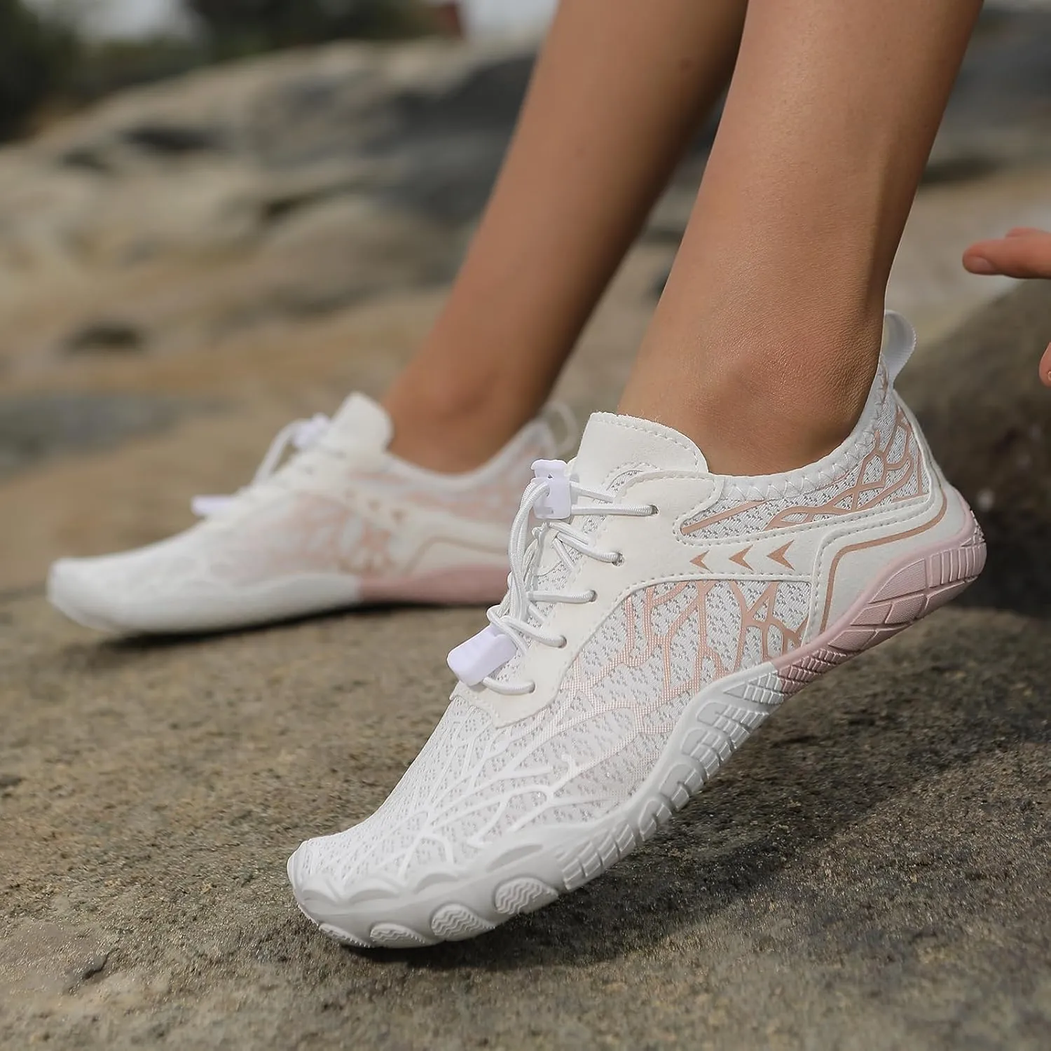 Hike Barefoot Shoes Women,Unisex Hiking Shoes,Pro Barefoot Shoe with Wide Toe Box Healthy & Non-Slip Barefoot Shoe Grounded Footwear for Women Men