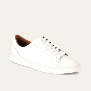 Ivy Low Lace Sneaker | White