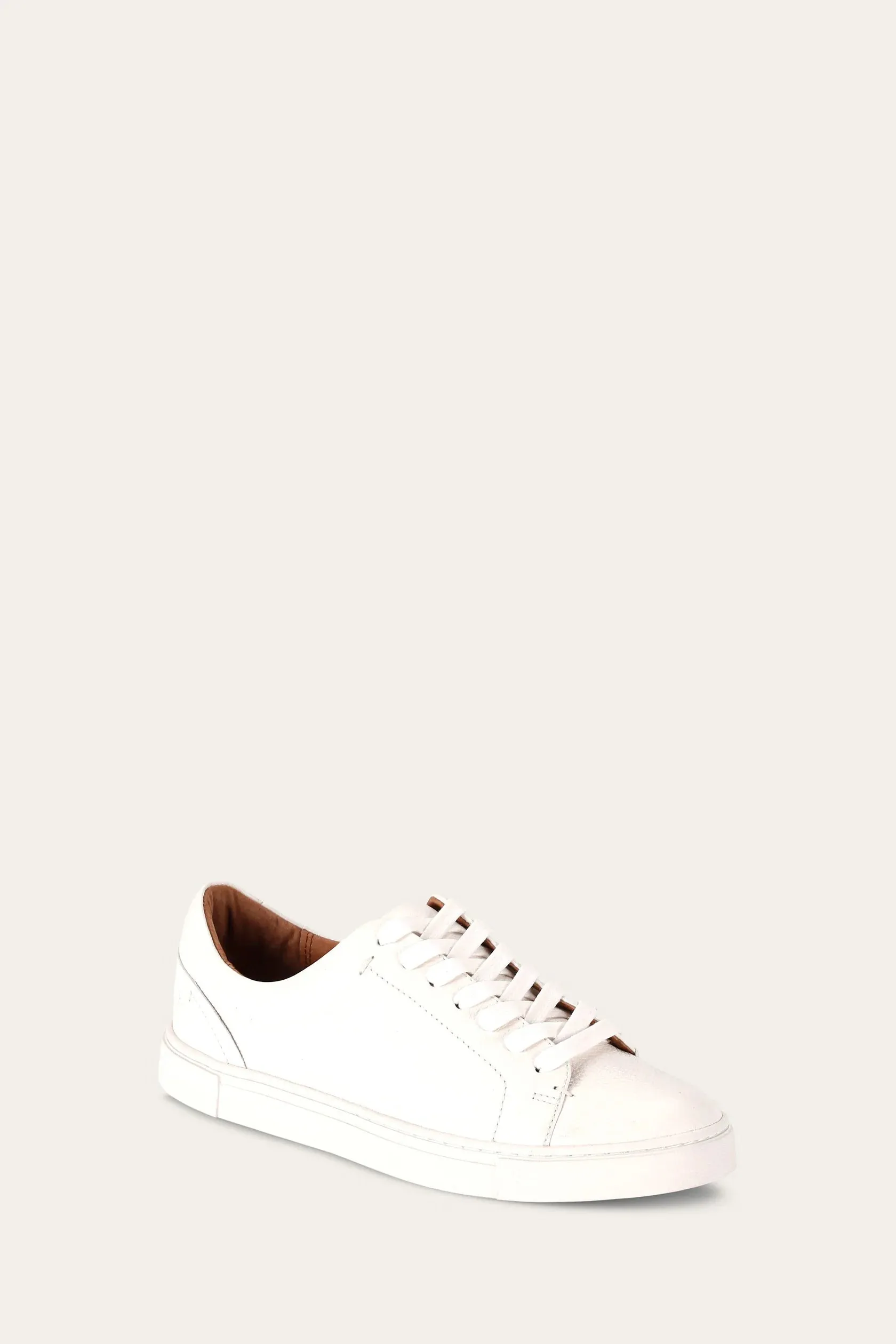 Ivy Low Lace Sneaker | White