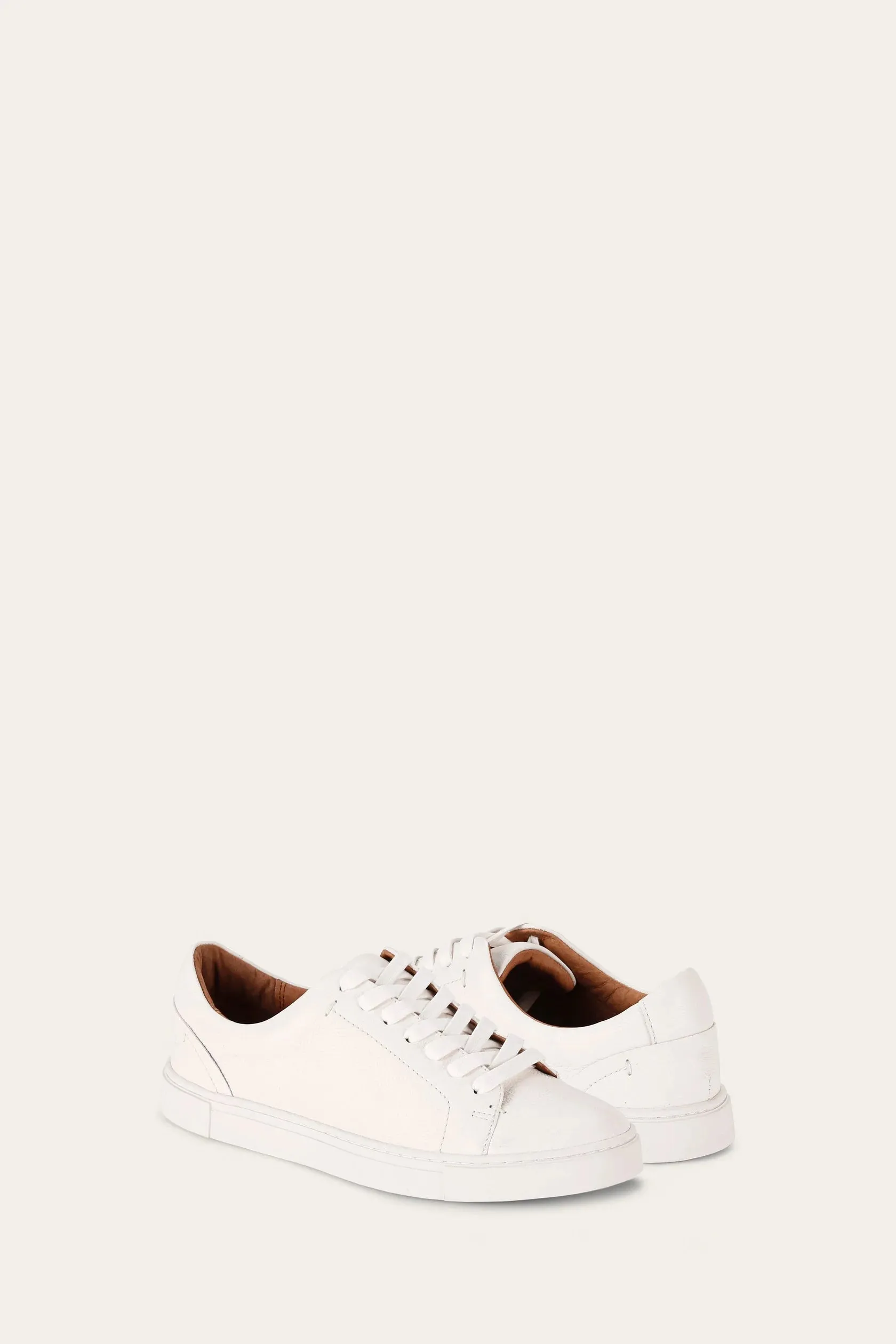 Ivy Low Lace Sneaker | White