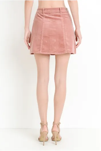 Jane B Corduroy Mini Skirt