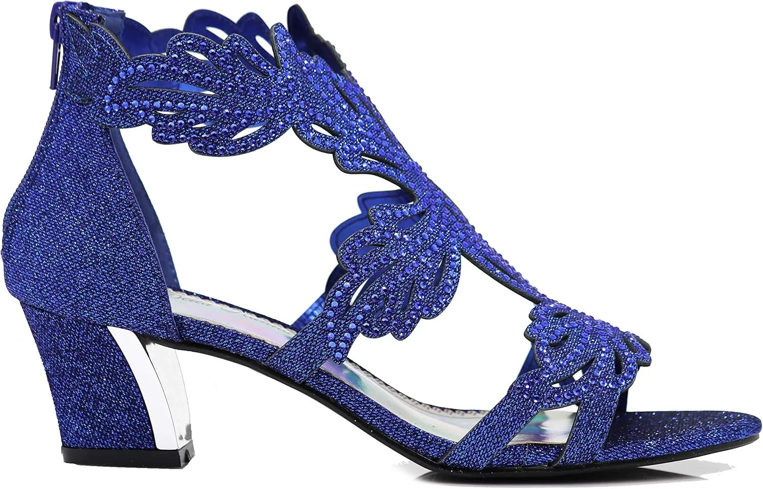 Lime03N Womens Open Toe Mid Heel Wedding Rhinestone Gladiator Sandal Wedge Shoes