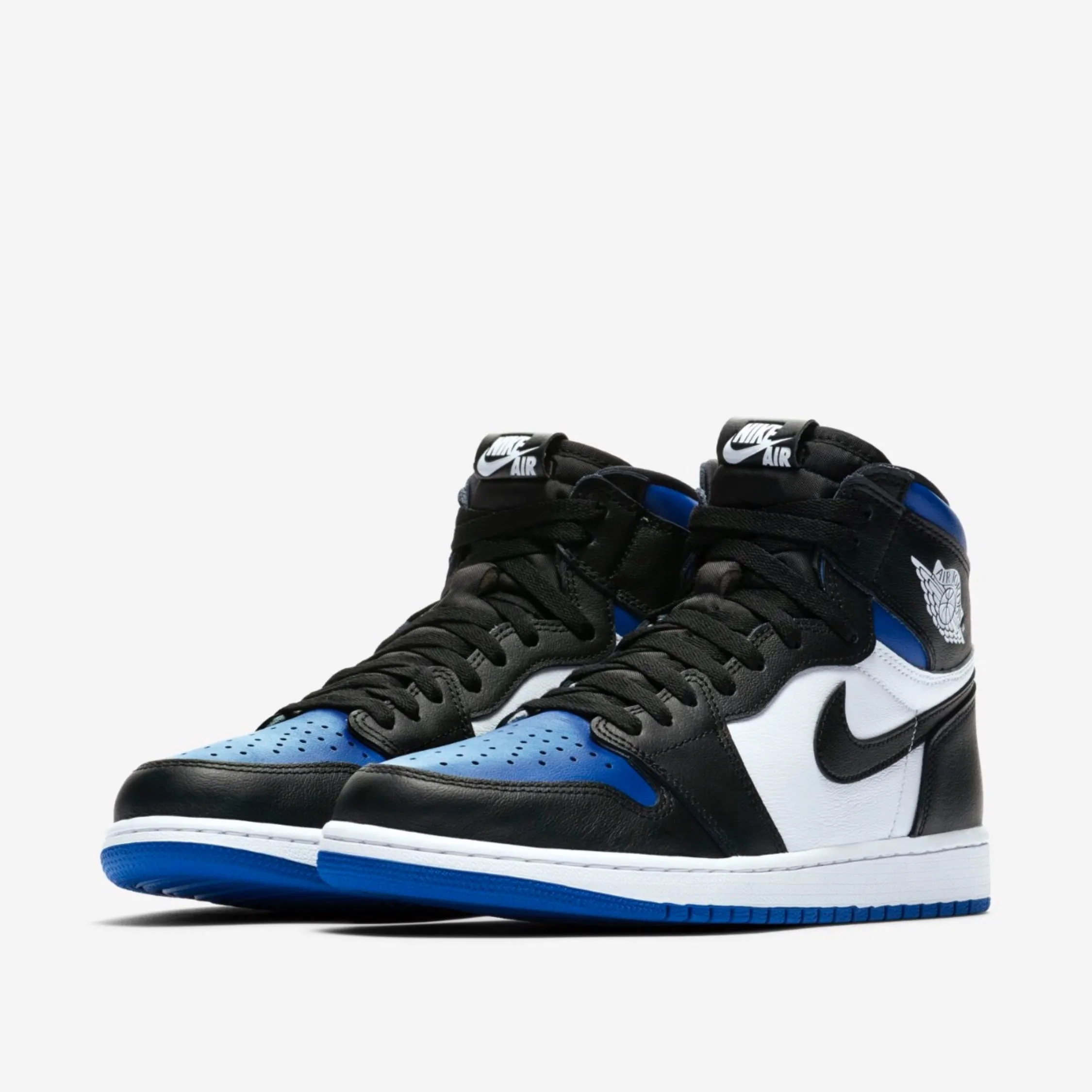 Men's Air Jordan 1 High "Royal Toe" (White Royal)(2020)