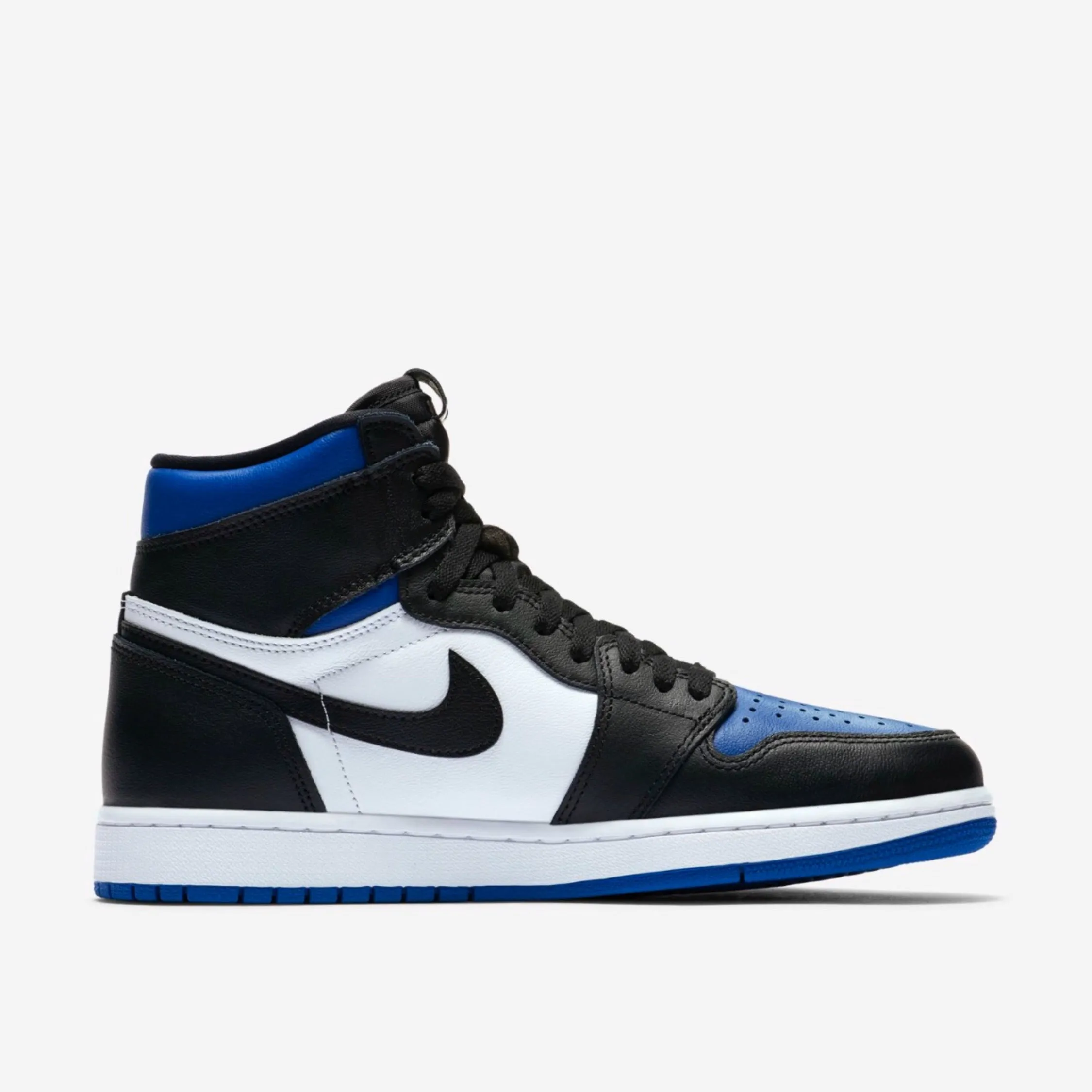 Men's Air Jordan 1 High "Royal Toe" (White Royal)(2020)