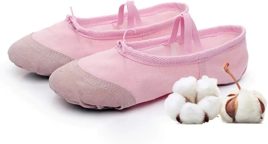 Milisten 1 Pair Ballet Dancer Shoes Dancing Shoes Ballet Shoes Ballet Belly Shoes Ballet Slippers Sole Ballet Shoes Ballet Practice Shoes folklorico Shoes Supplies Child Wedding Pink