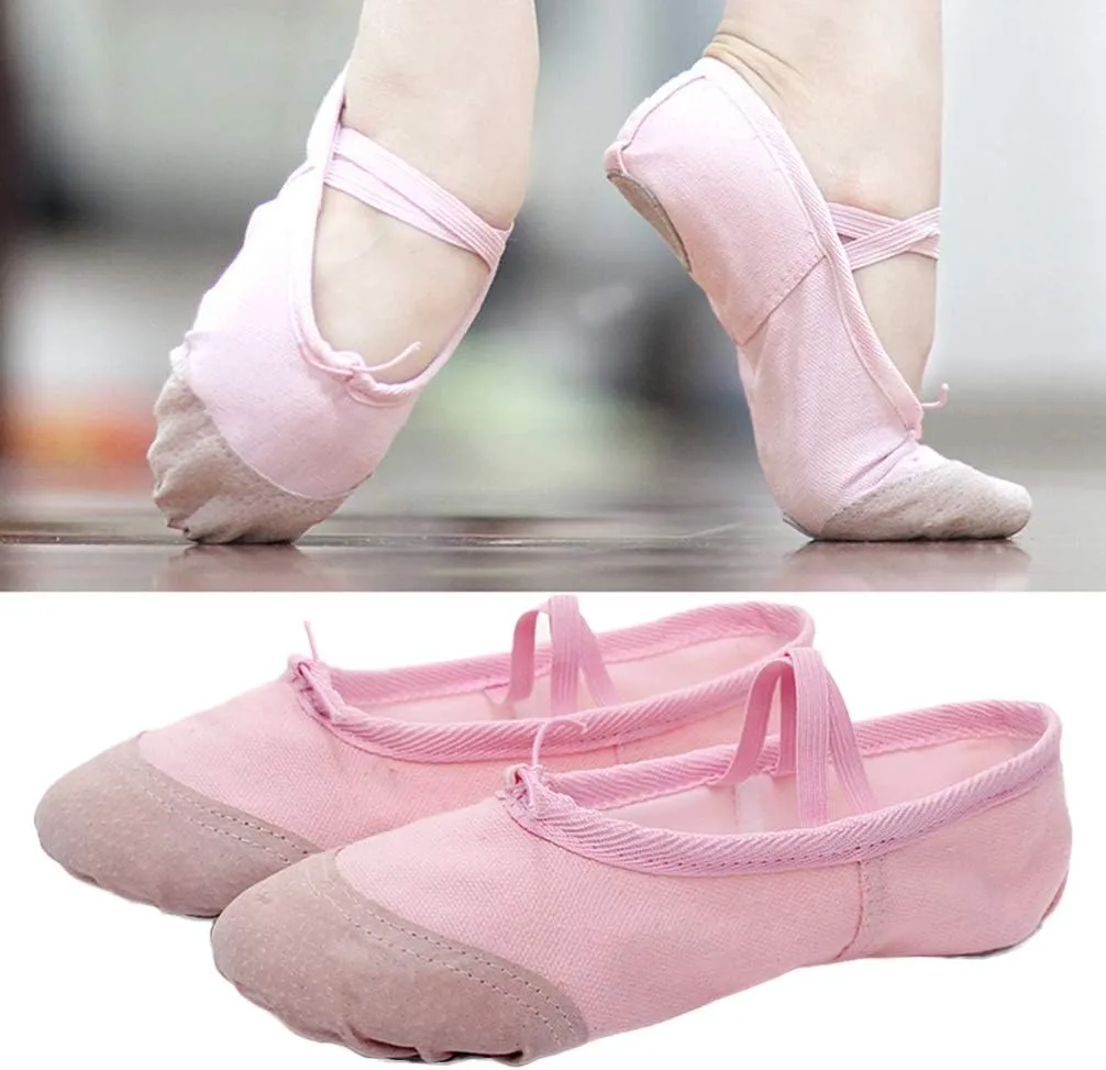 Milisten 1 Pair Ballet Dancer Shoes Dancing Shoes Ballet Shoes Ballet Belly Shoes Ballet Slippers Sole Ballet Shoes Ballet Practice Shoes folklorico Shoes Supplies Child Wedding Pink