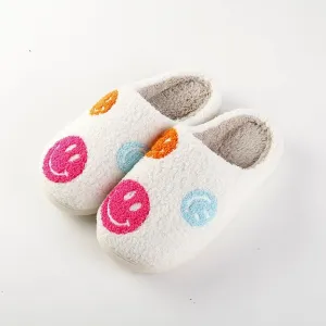 Multi Smiley Slippers