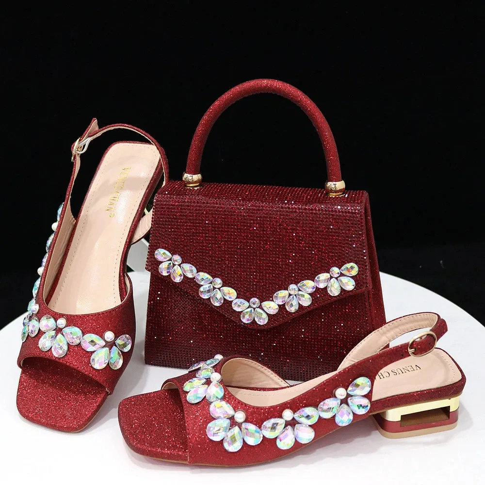 Nagma Shoe & Bag Set