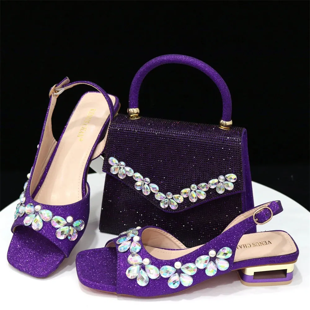 Nagma Shoe & Bag Set