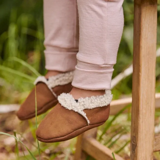 Nature Baby Lambskin Bootie - Cinnamon