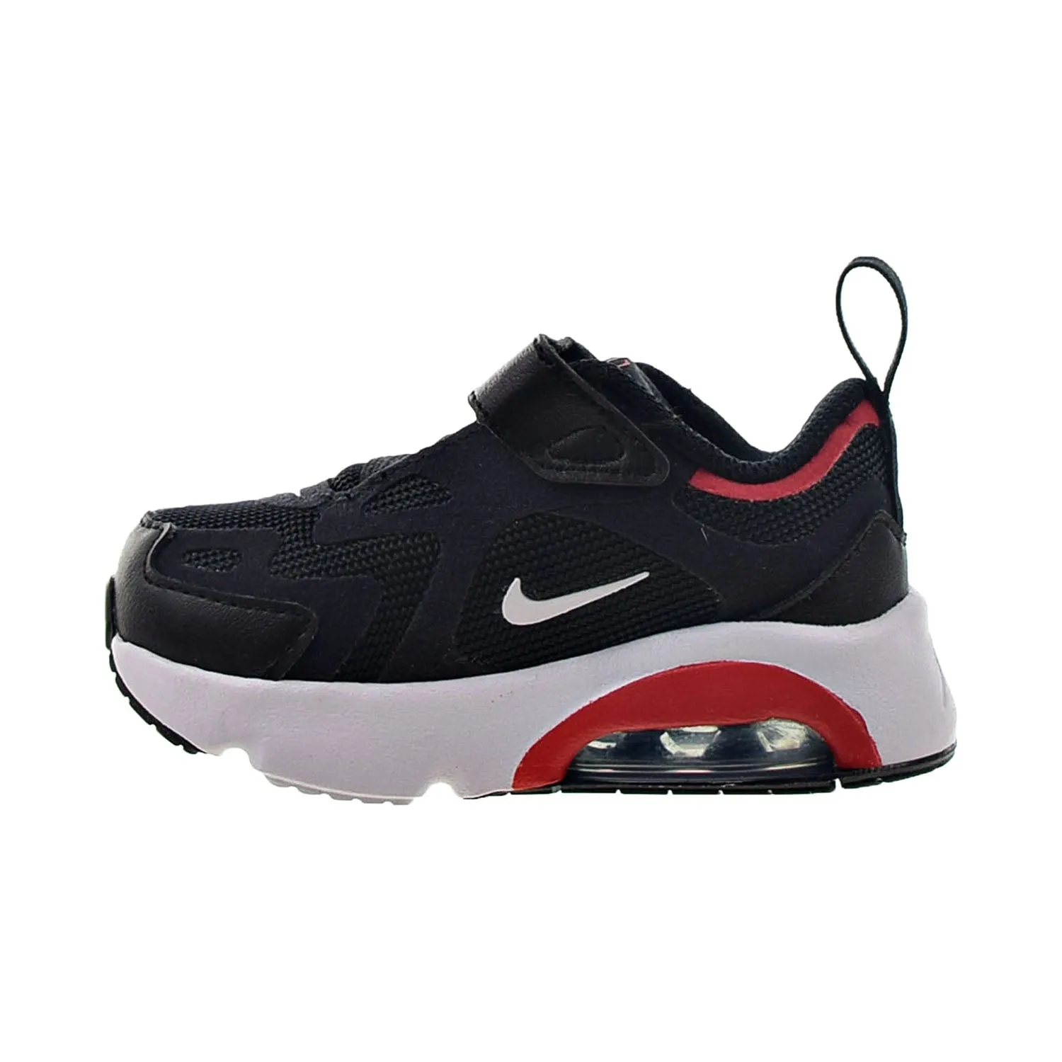 Nike Air Max 200 Toddlers' Shoes Black-White-University Red