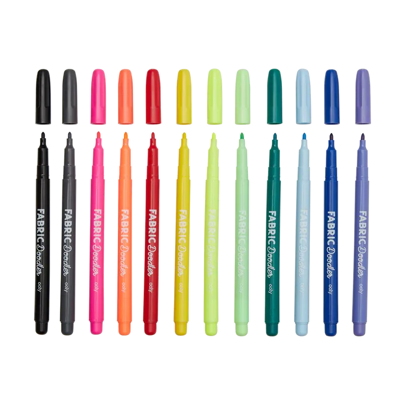 Ooly Fabric Doodlers Markers 12pk