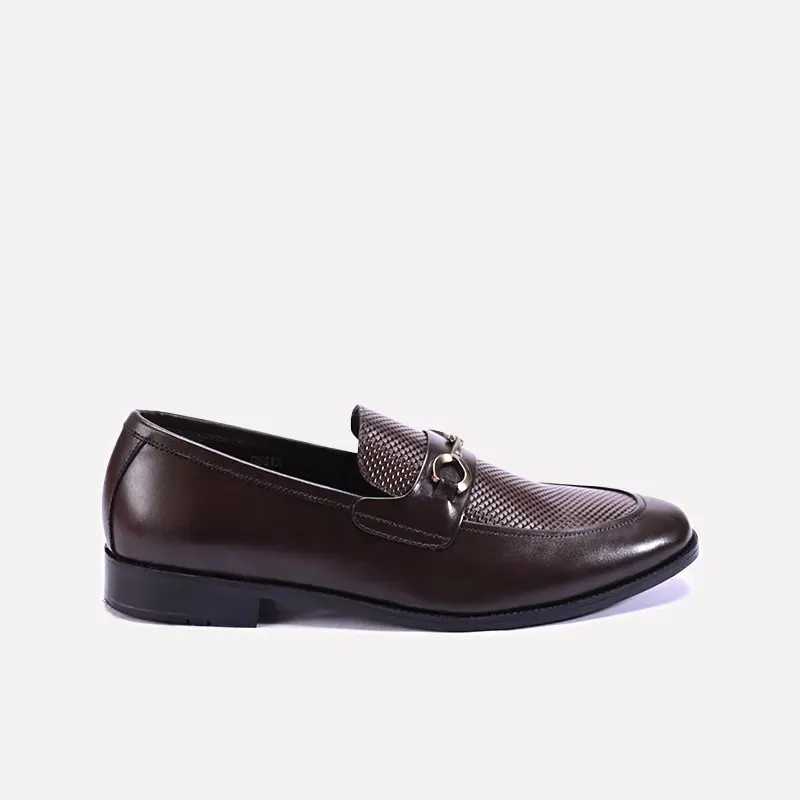 Pembroke Brown Formal Horsebit Loafers 0111282