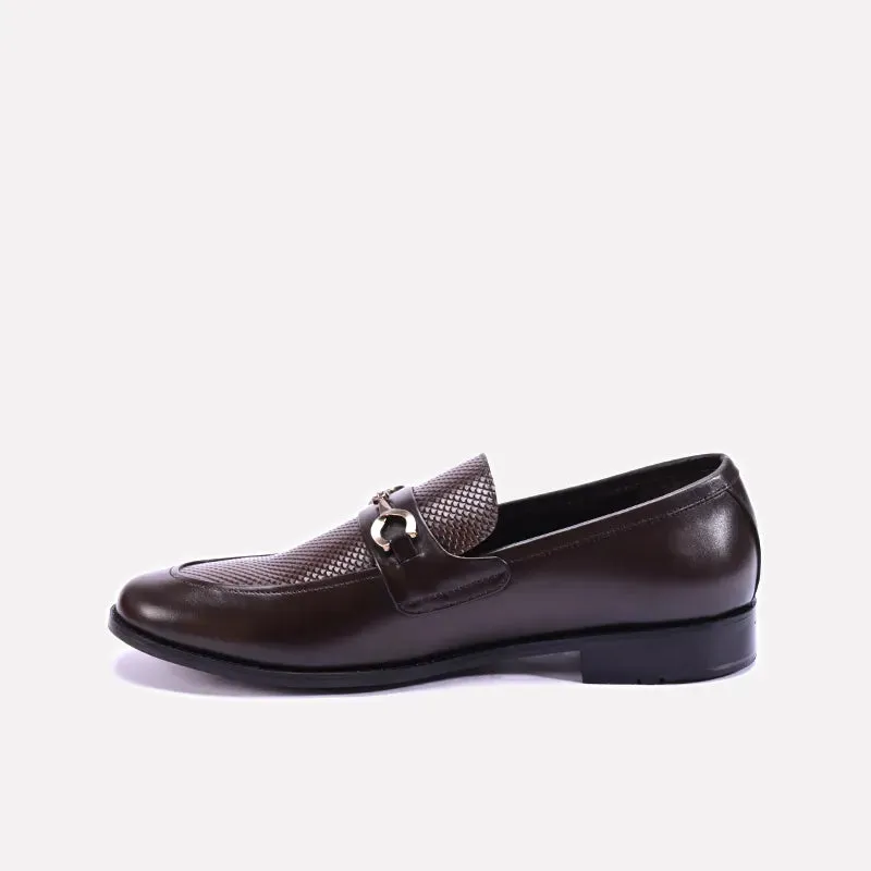 Pembroke Brown Formal Horsebit Loafers 0111282
