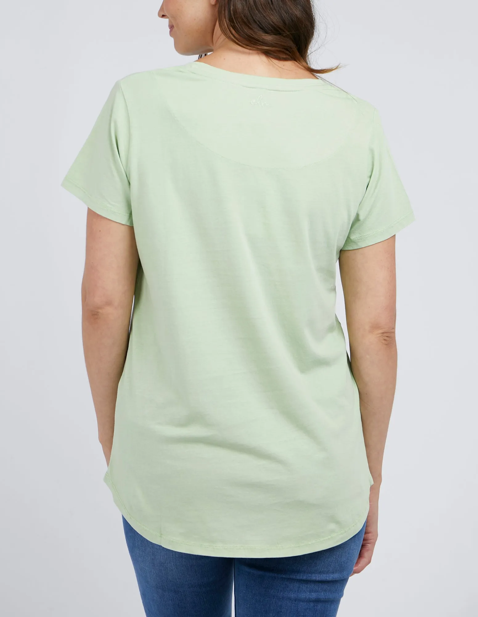 Plus Size Crescent Tee - Mint
