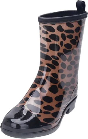 Rain Boots Women Knee High Mens Grounded Footwear Booties And Ankle Boot Heels Slip On Barefoot Shoes Womens Rain Boots Waterproof Platform Rubber Chelsea Boots
